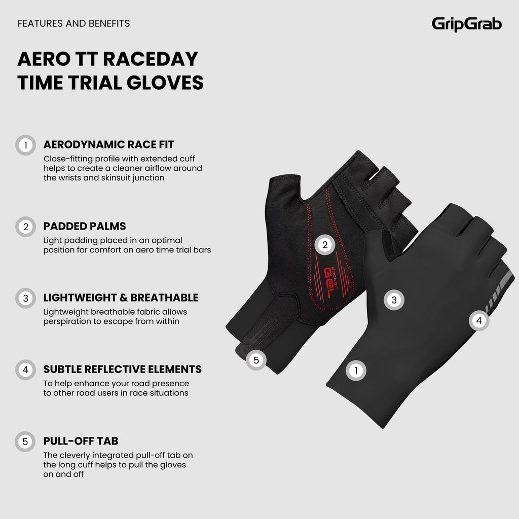 Aero TT RaceDay Time Trial Gloves