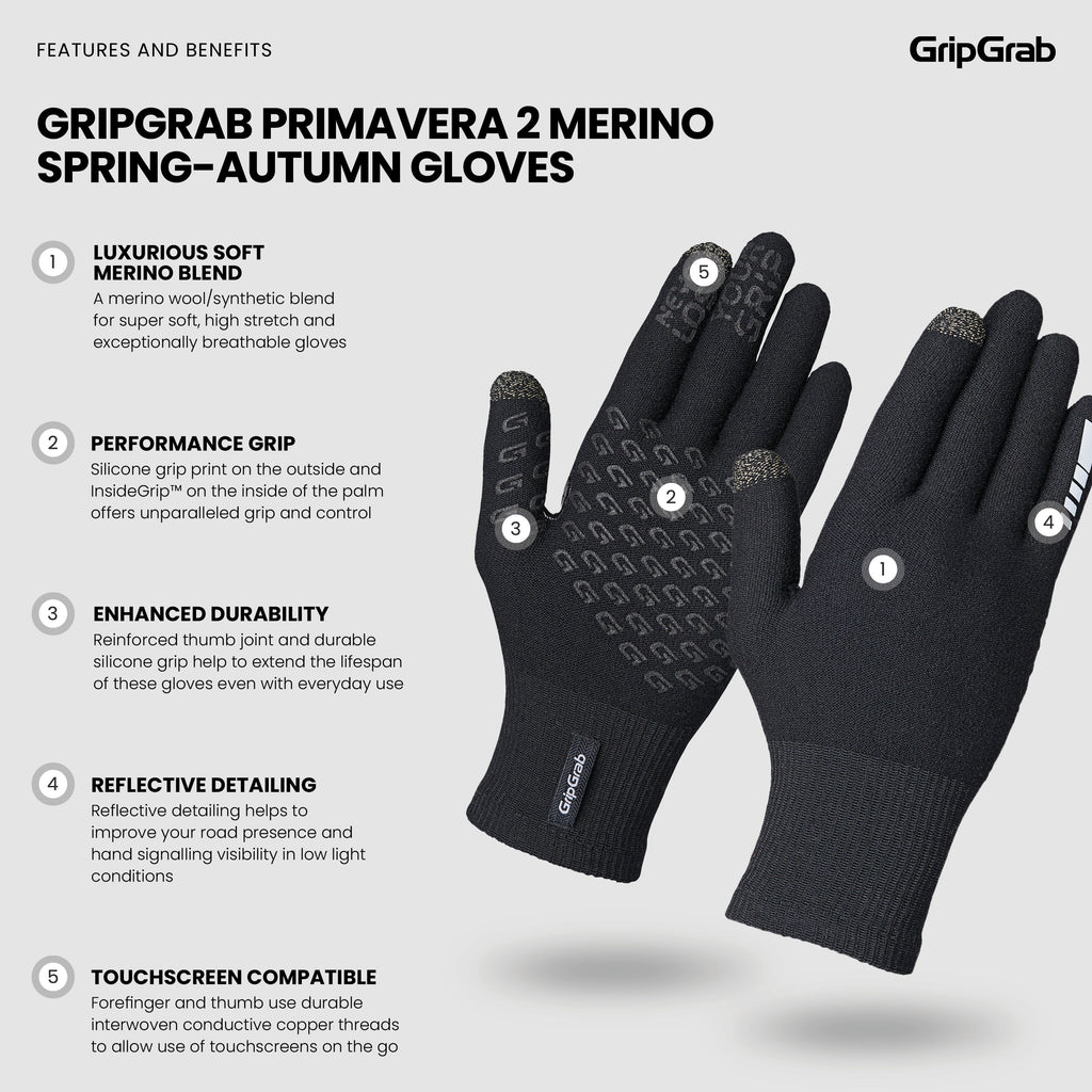 Primavera 2 Merino Spring-Autumn Gloves