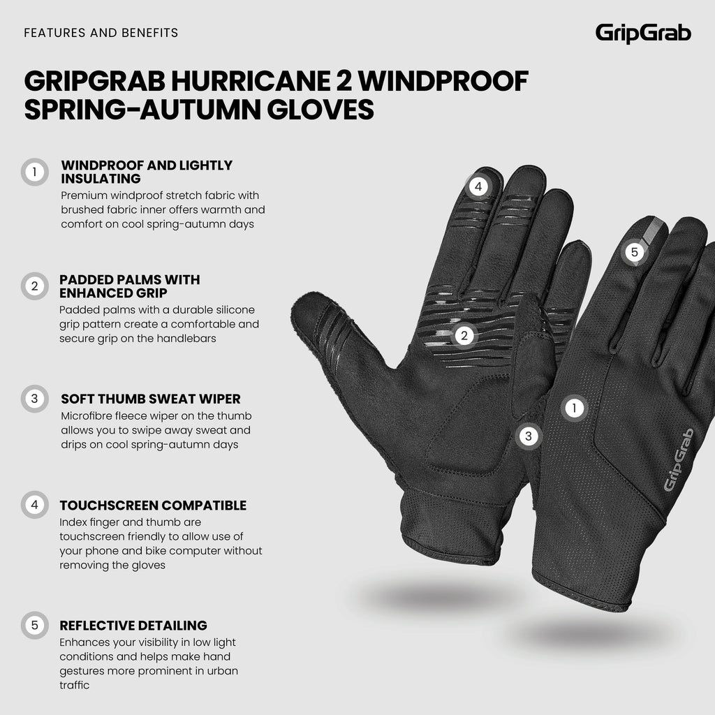 Hurricane 2 Windproof Spring-Autumn Gloves