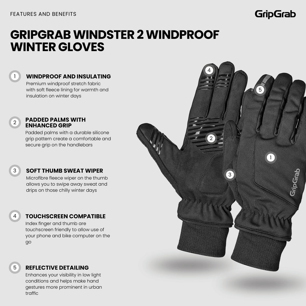 Windster 2 Windproof Winter Gloves