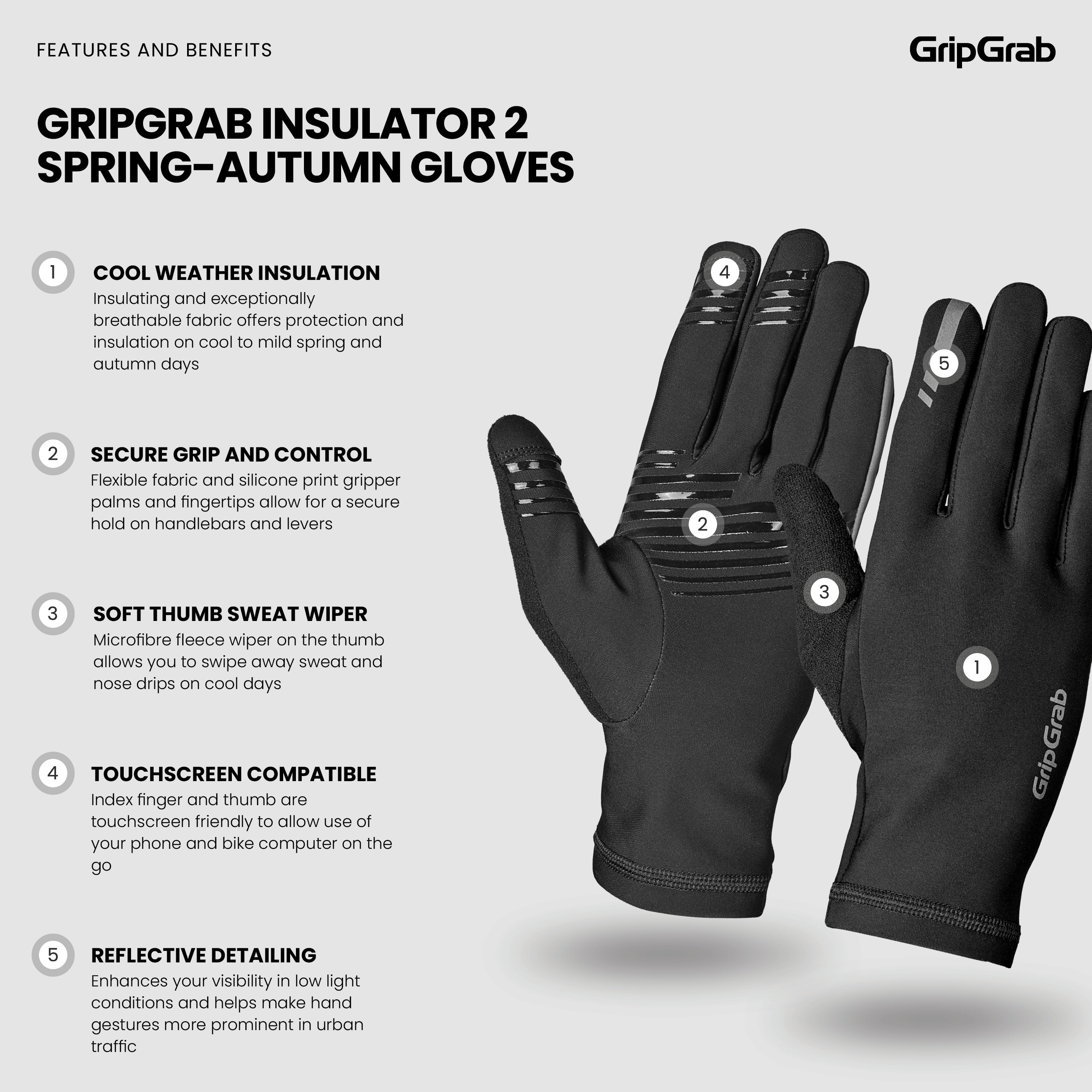 Insulator 2 Spring-Autumn Gloves