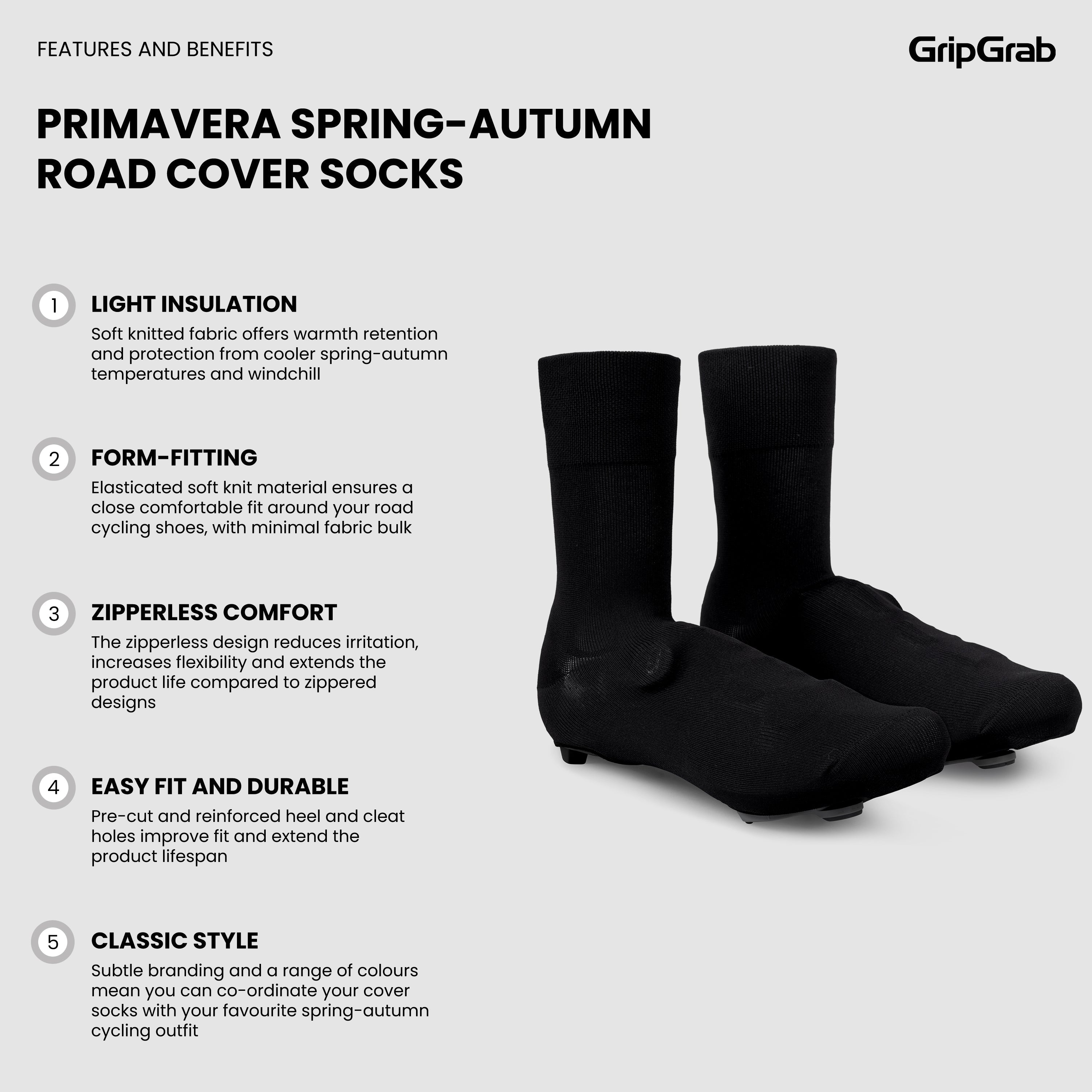 Primavera Spring-Autumn Road Cover Socks