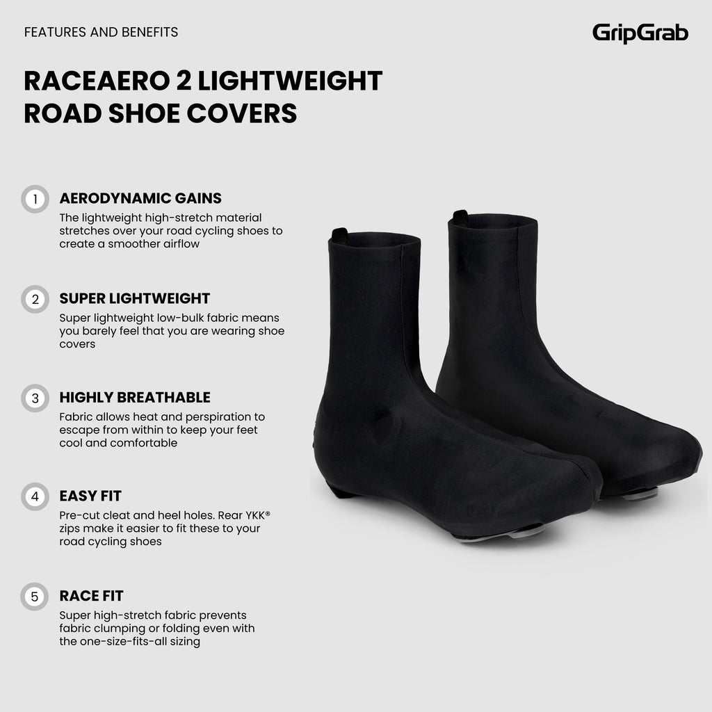 RaceAero 2 Lightweight Road Shoe Covers
