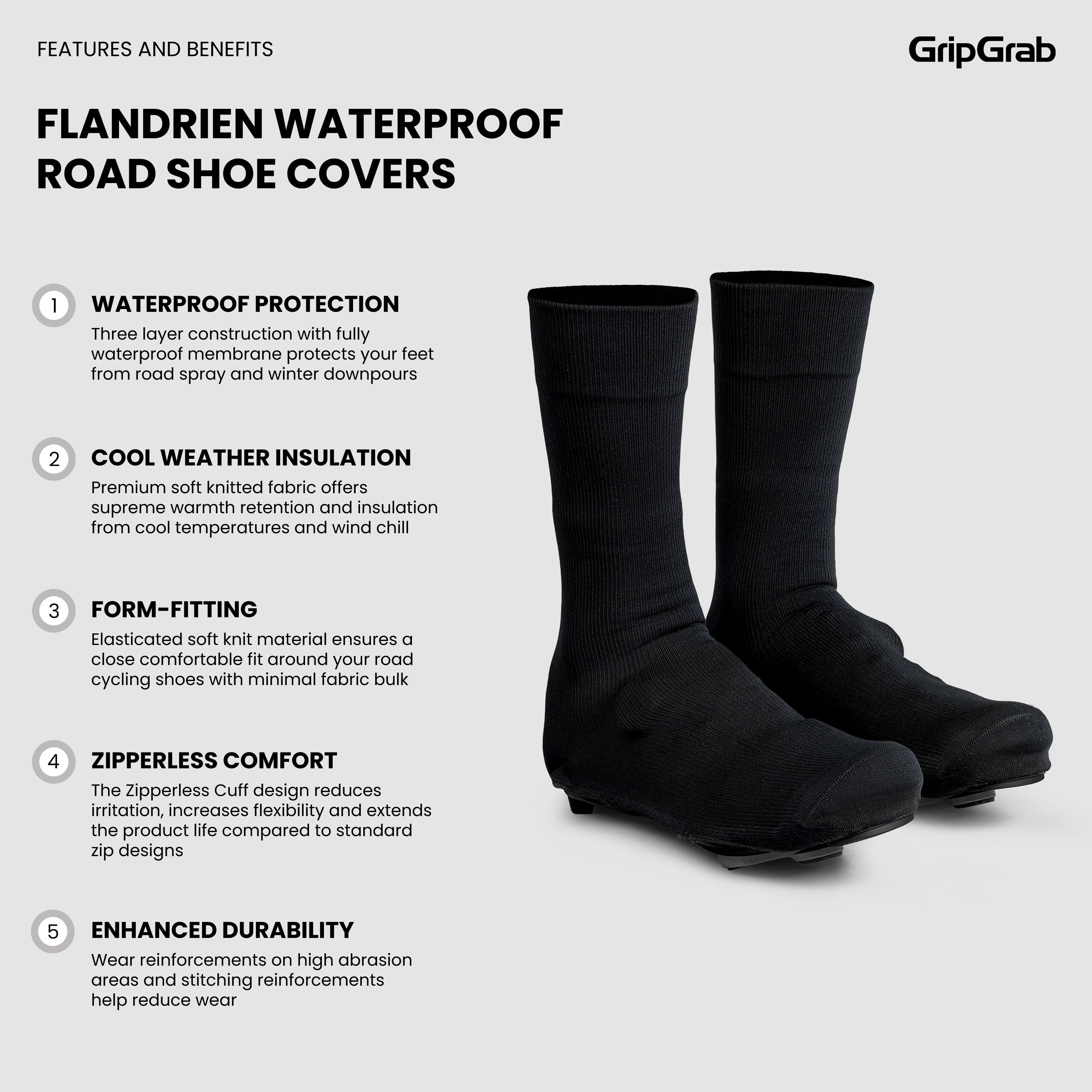 Flandrien Waterproof Road Shoe Covers