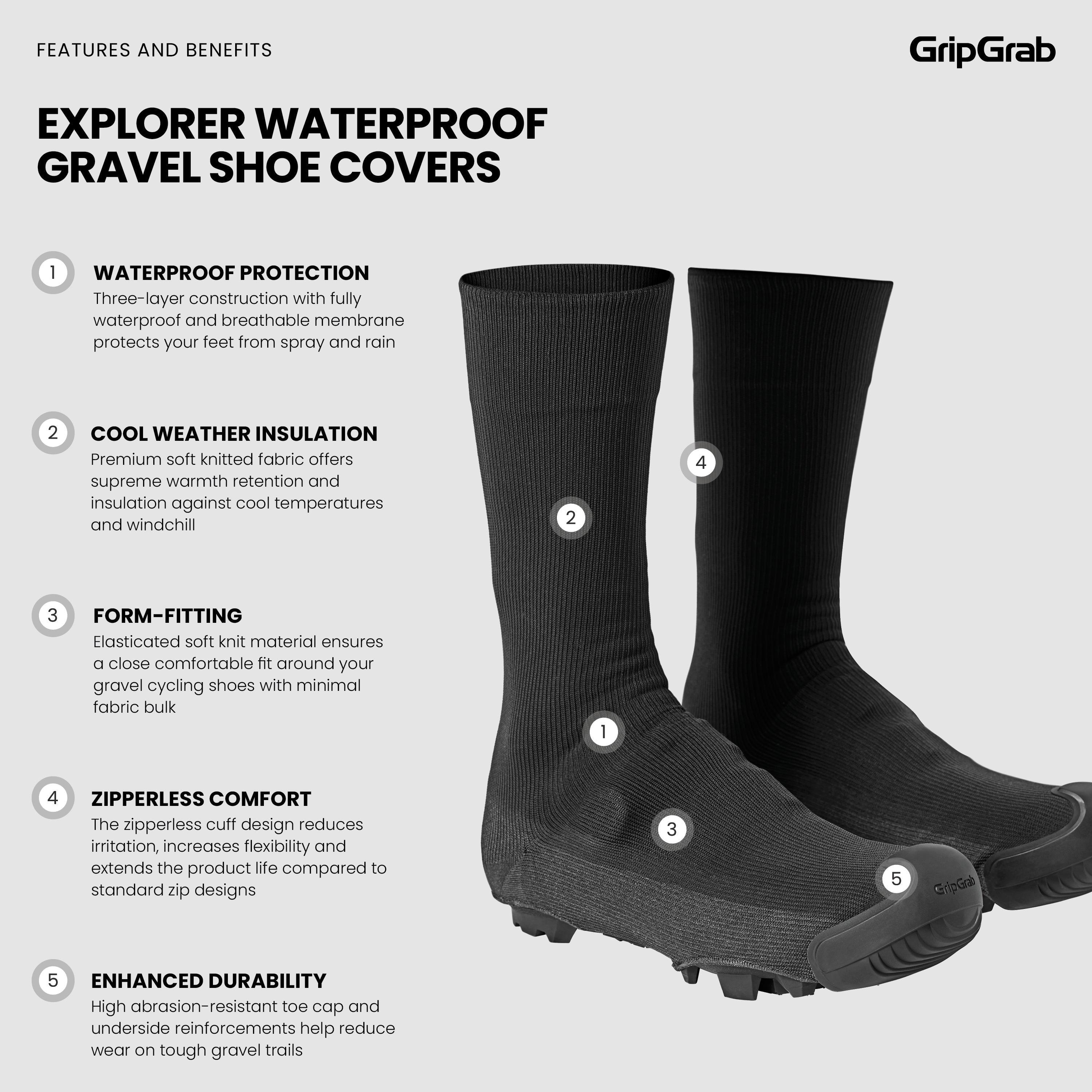 Explorer Waterproof Gravel Shoe Covers