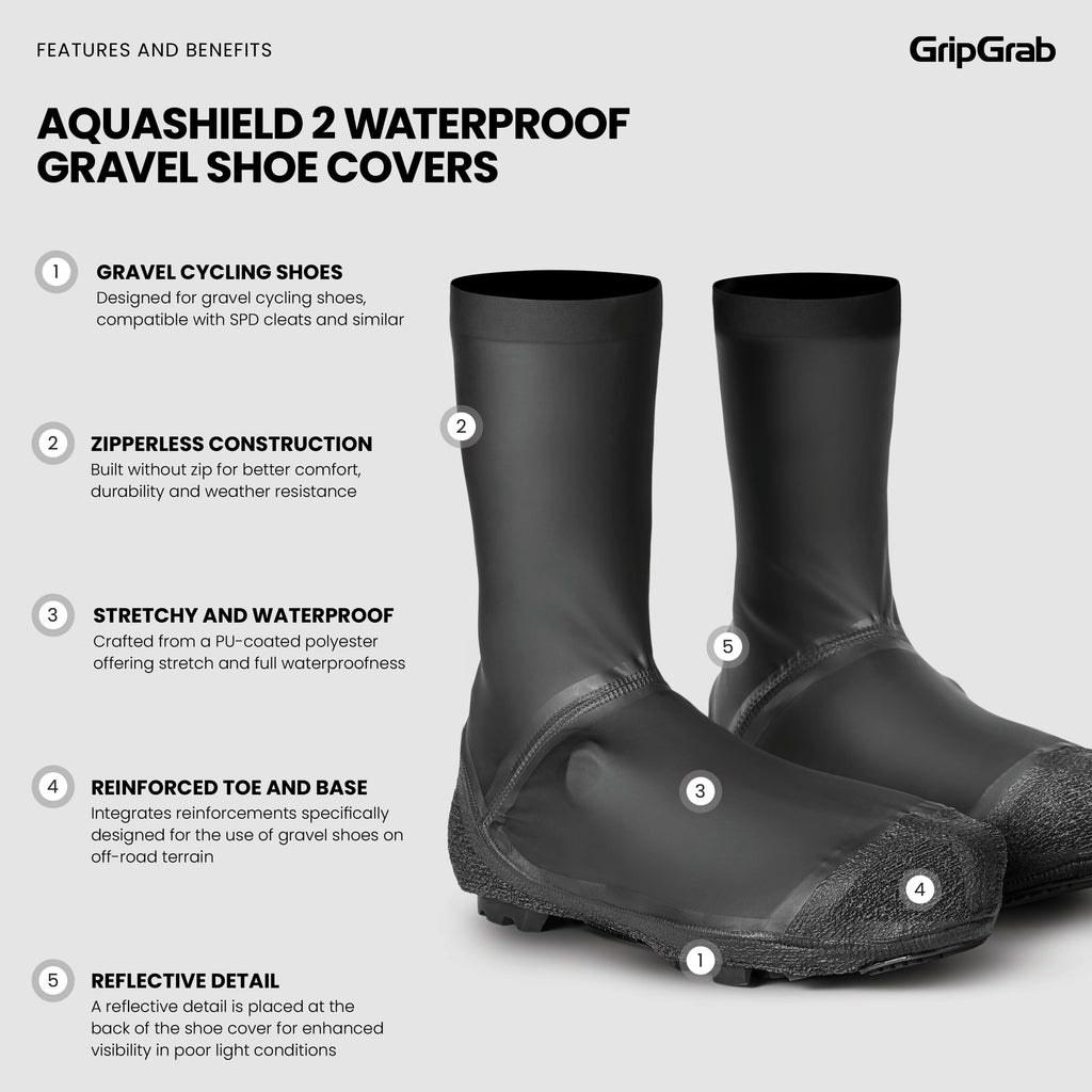 AquaShield 2 Waterproof Gravel Shoe Covers
