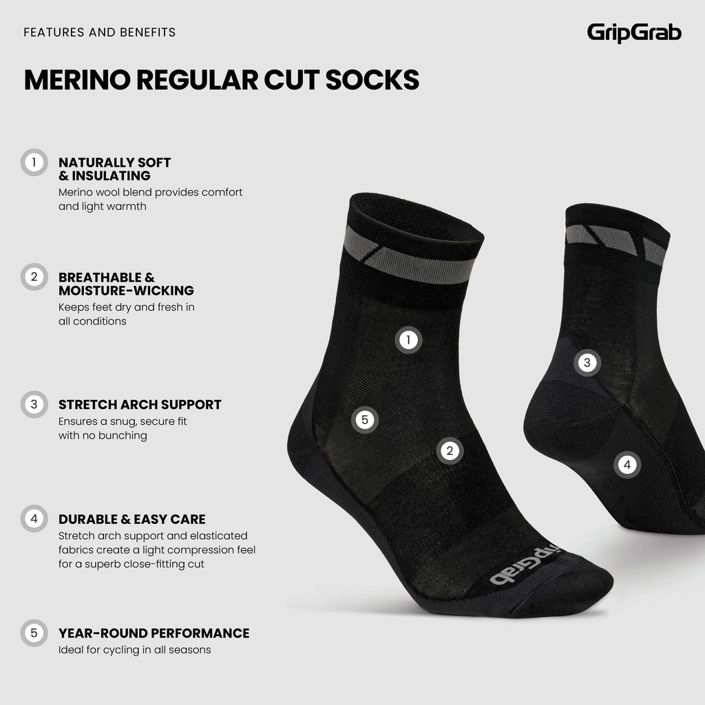Merino Regular Cut Socks