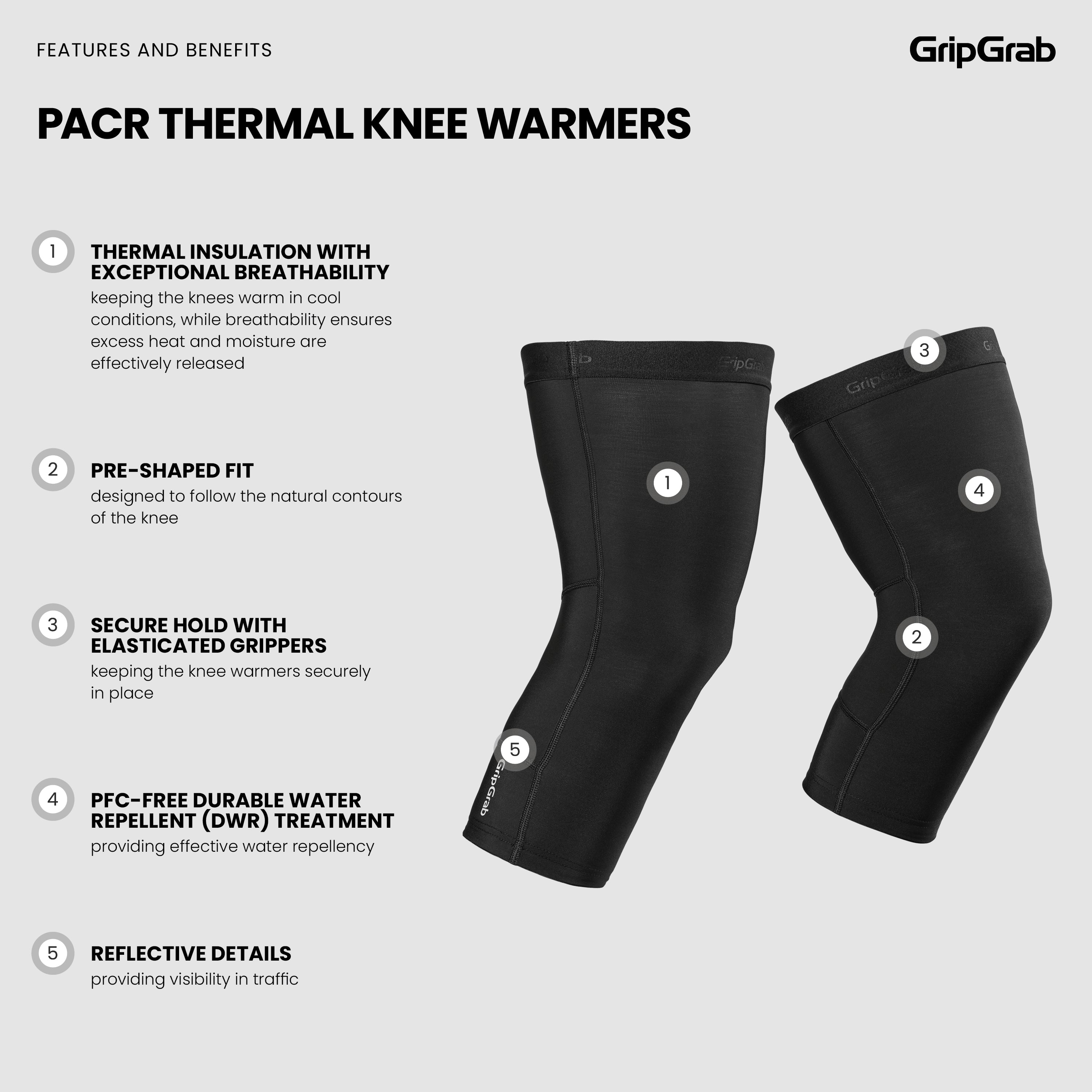 PACR Thermal Knee Warmers