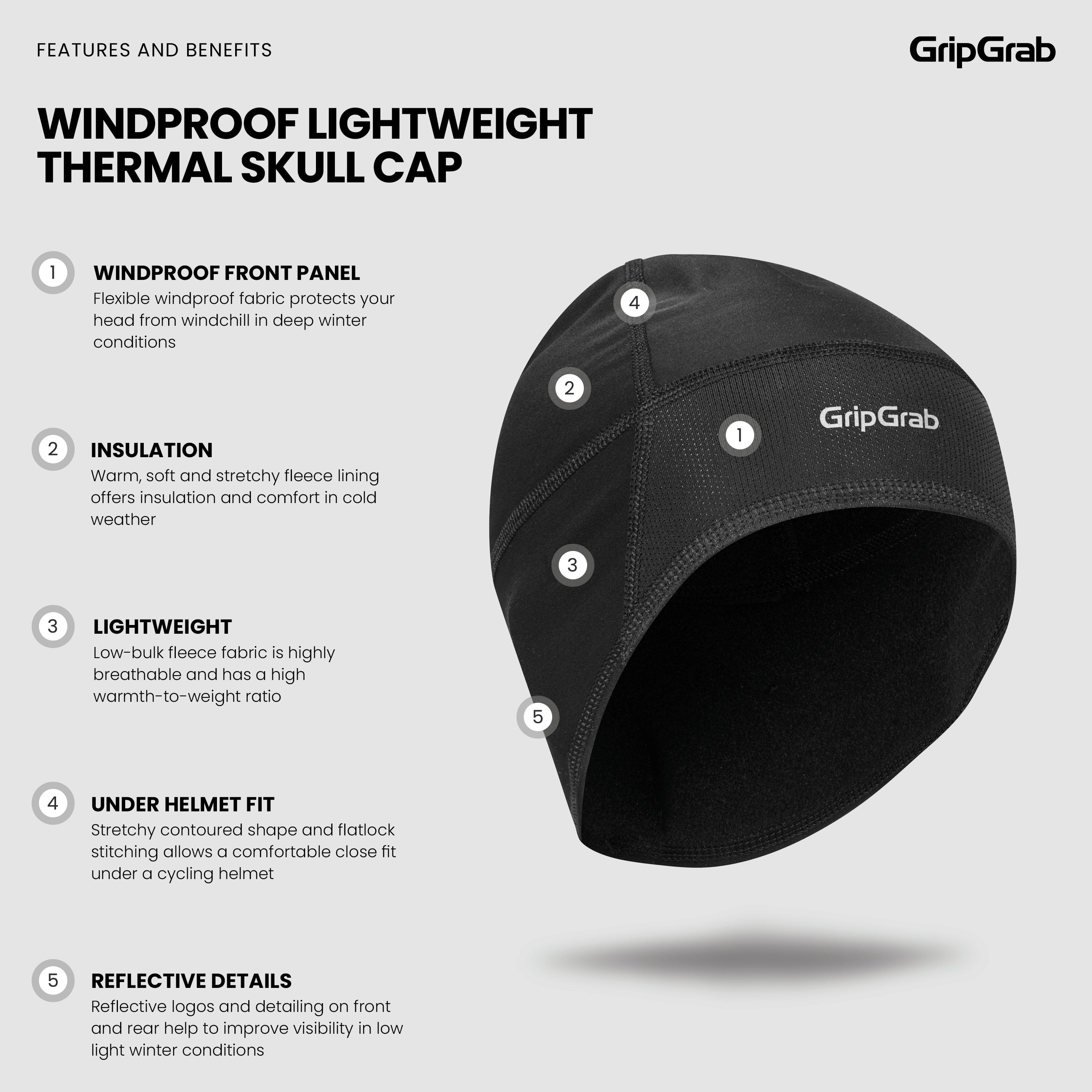 Thermo Windproof Winter Skull Cap