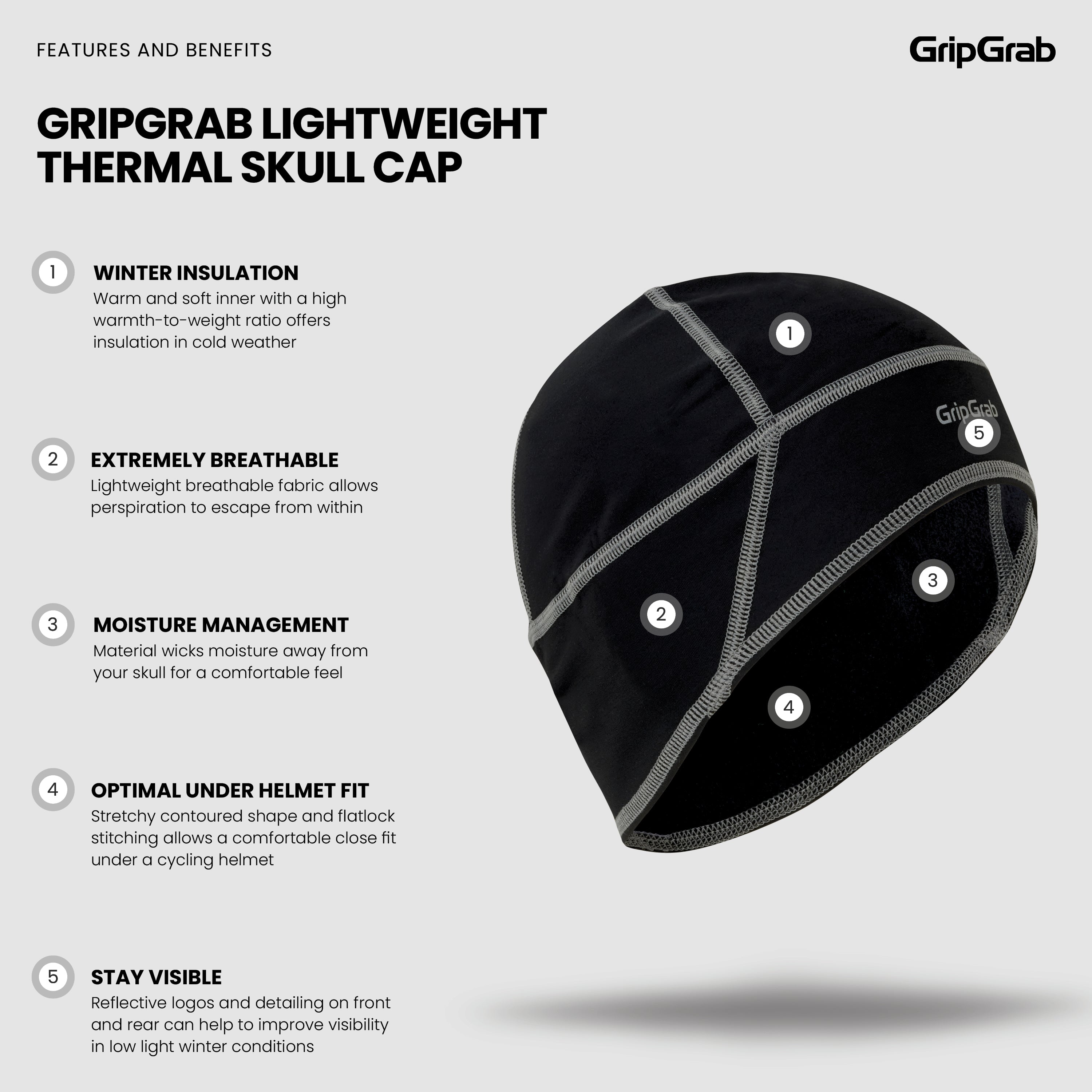 Thermo Spring-Autumn Skull Cap