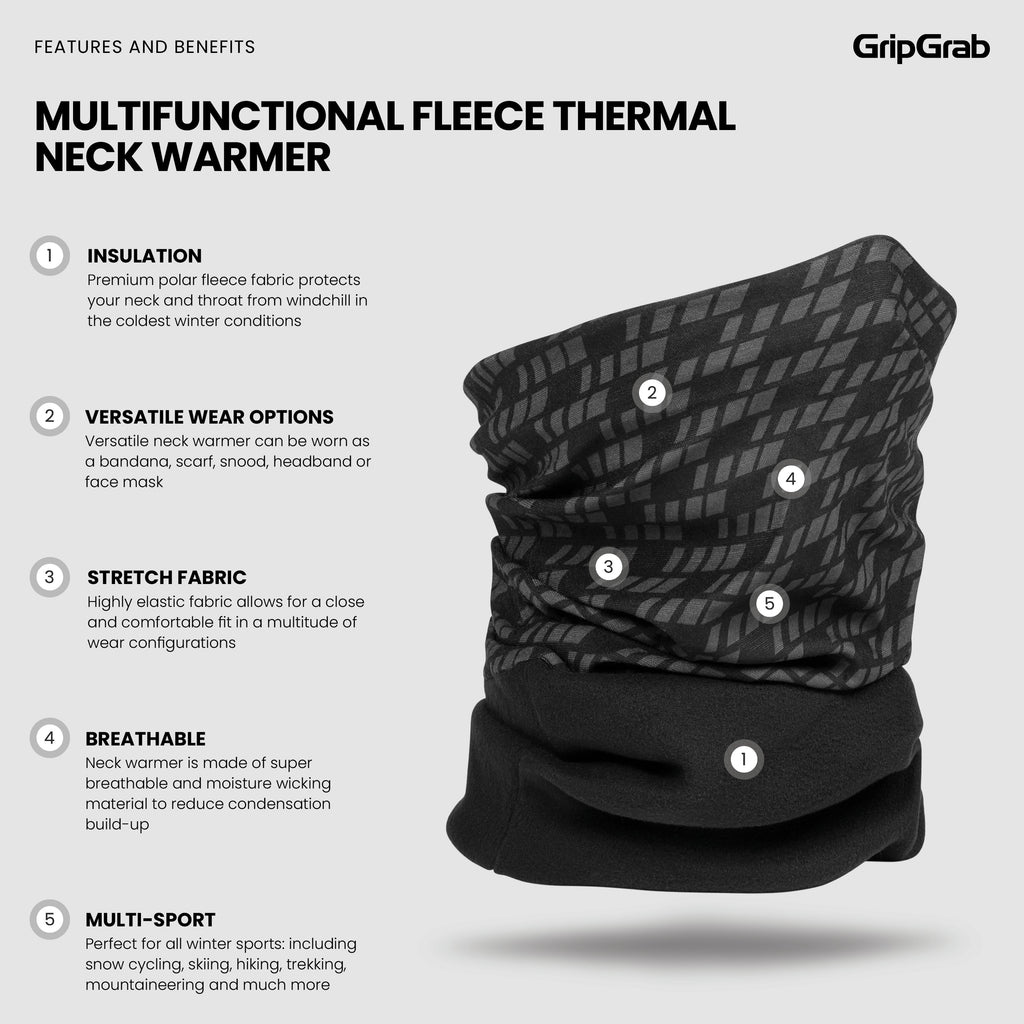 Multifunctional Fleece Thermal Neck Warmer