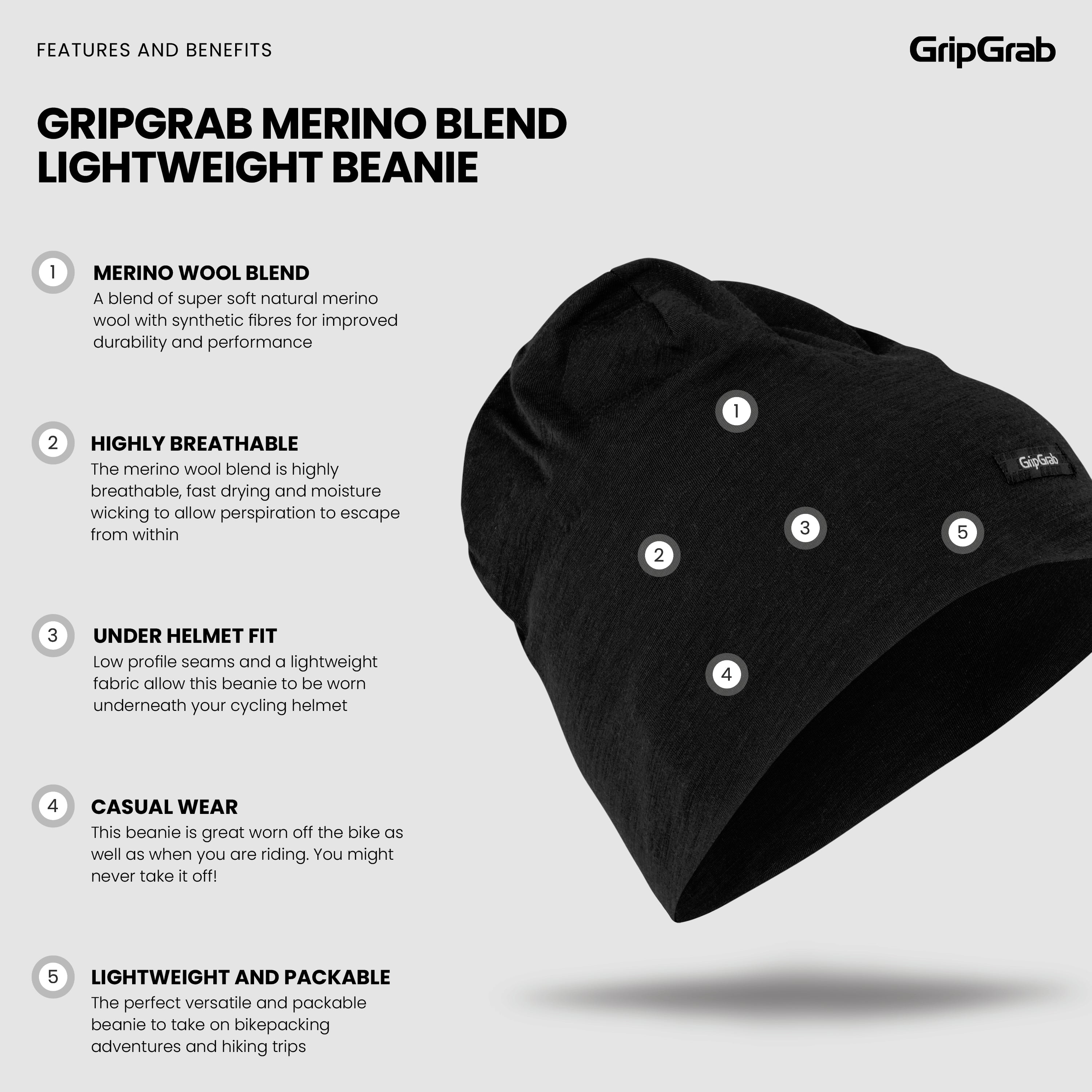 Merino Blend Lightweight Beanie