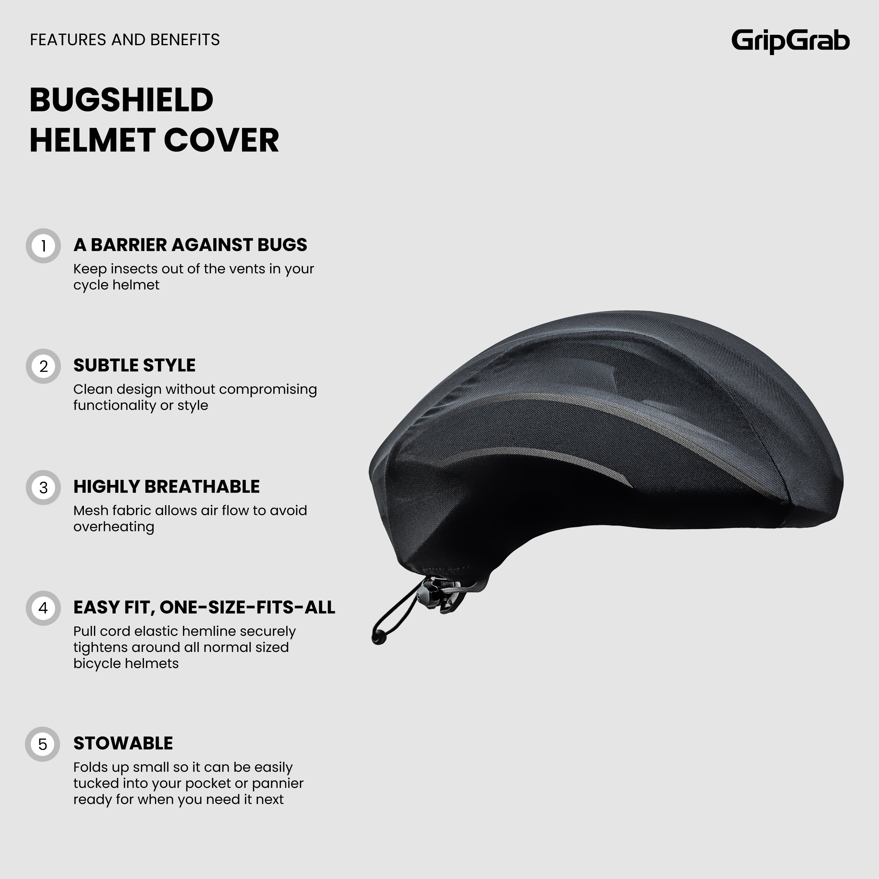 BugShield Helmet Cover