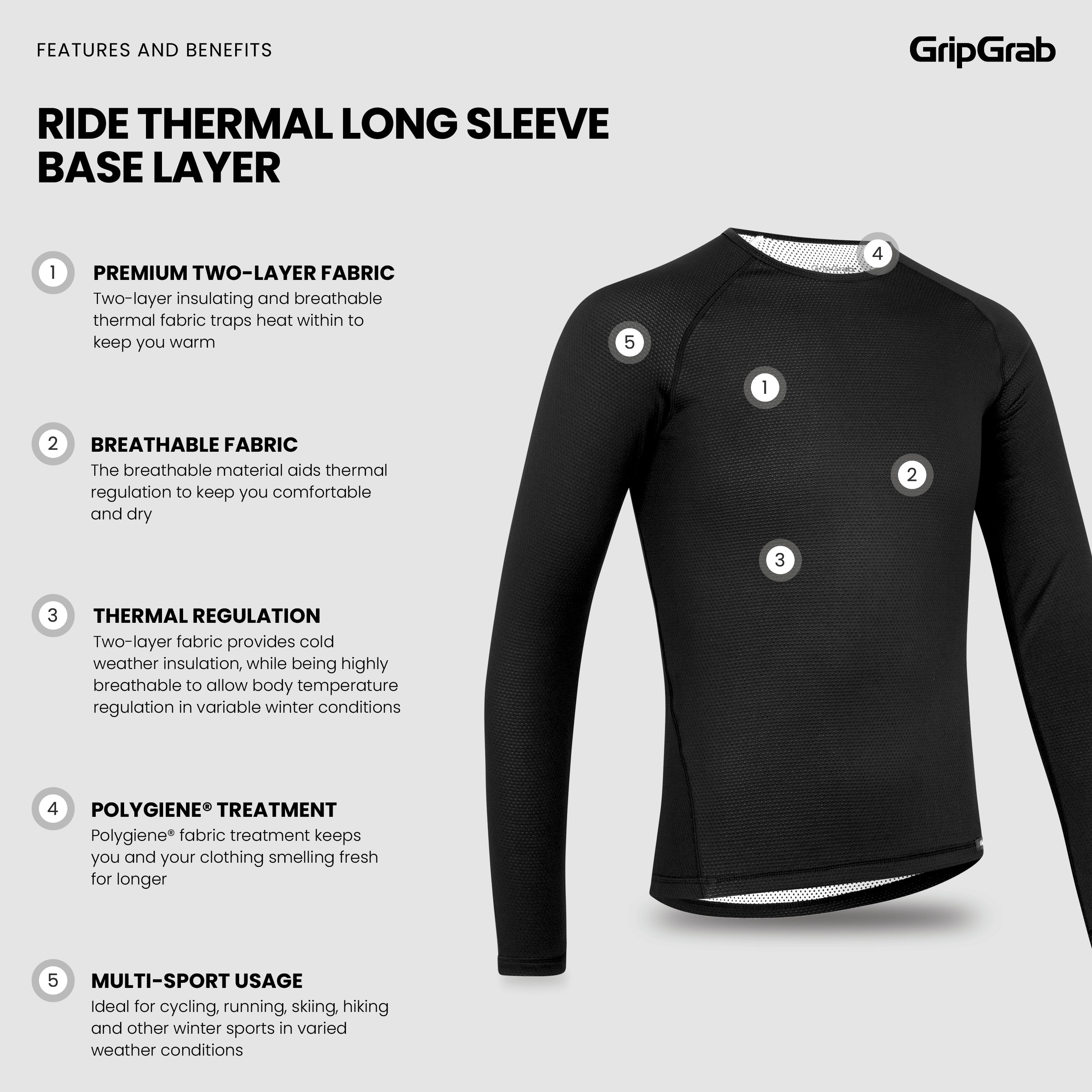 RIDE Thermal Long Sleeve Base Layer