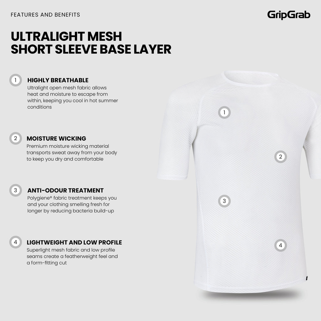 Ultralight Mesh Short Sleeve Base Layer