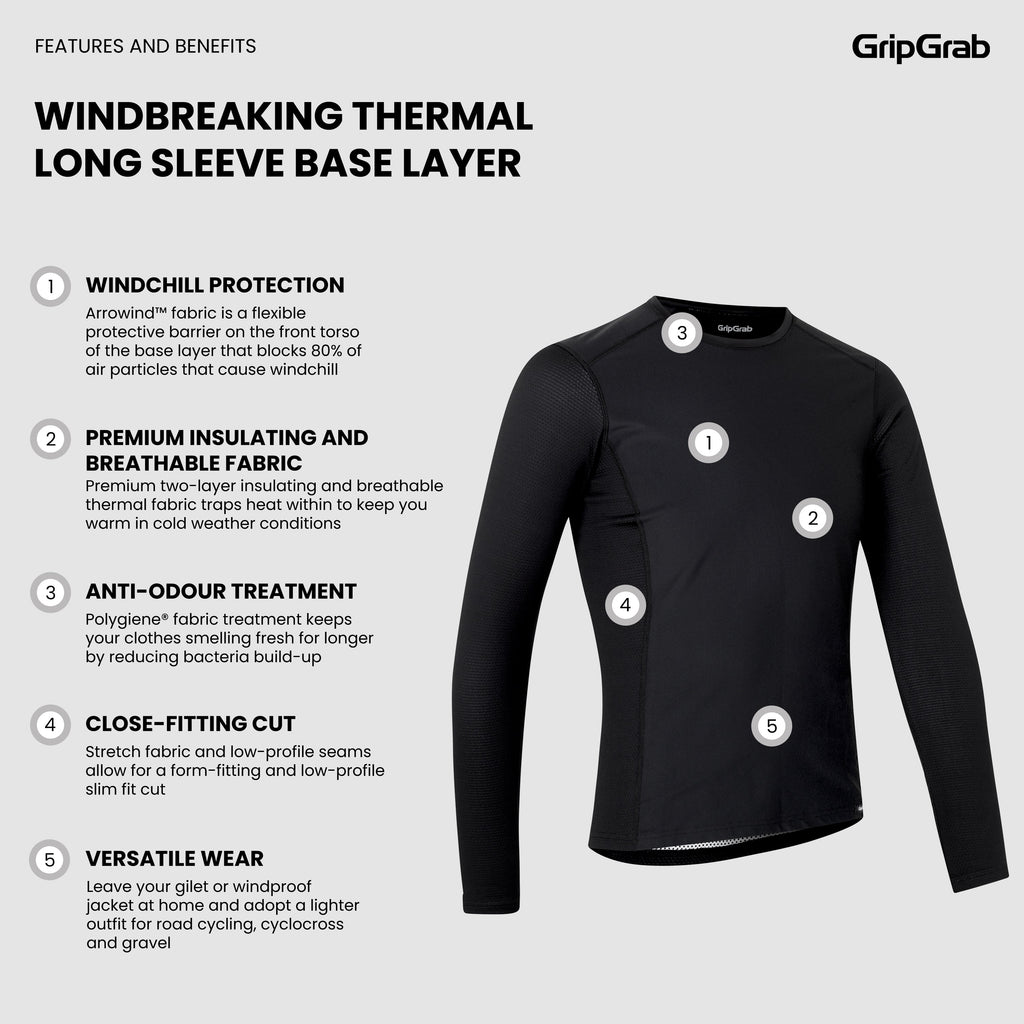 WindBreaking Thermal Long Sleeve Base Layer