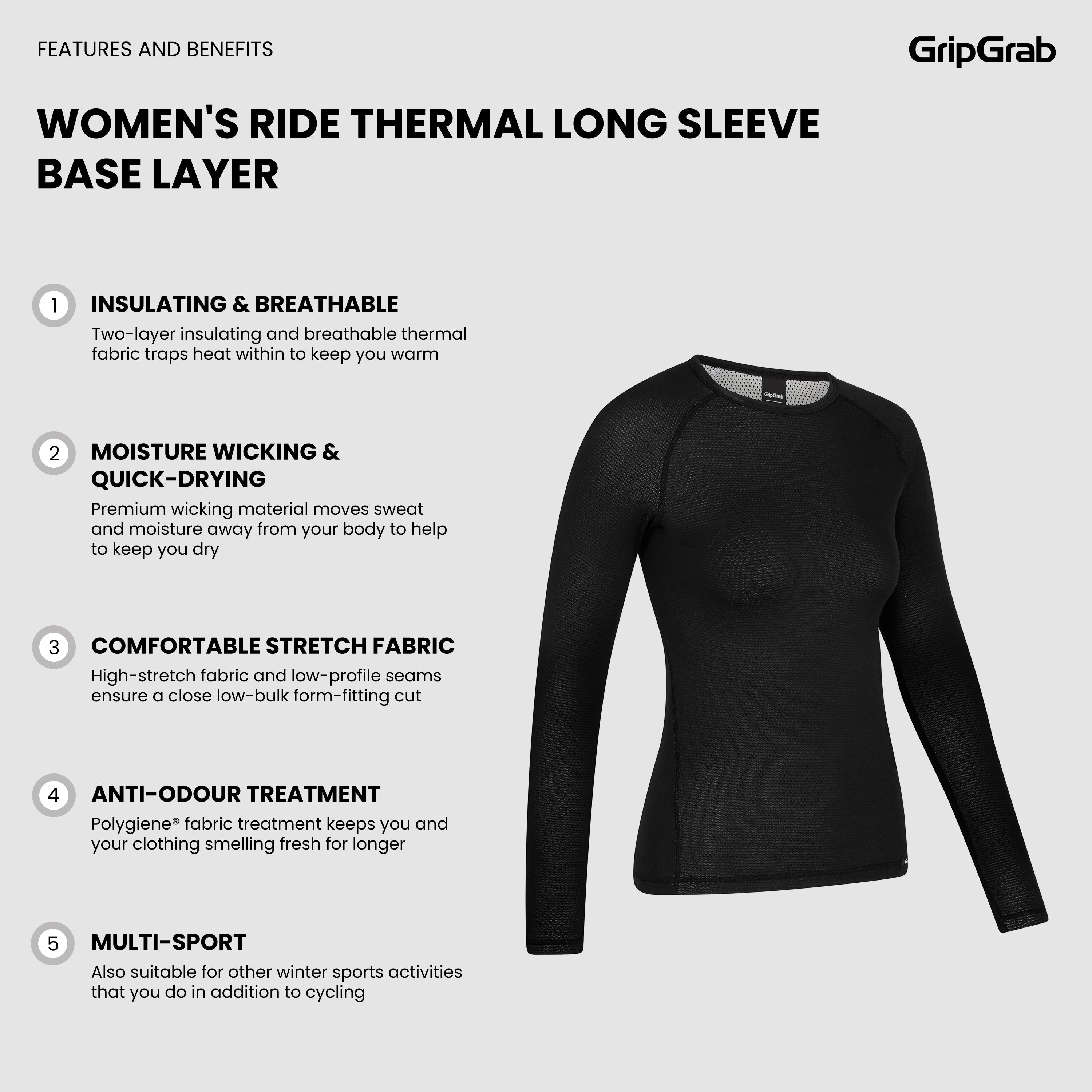 Women's RIDE Thermal Long Sleeve Base Layer