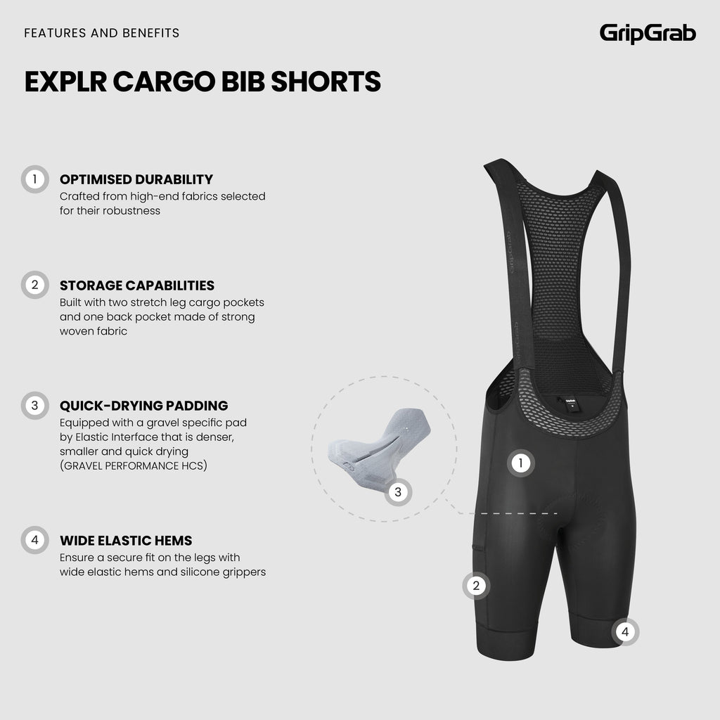 EXPLR Cargo Bib Shorts