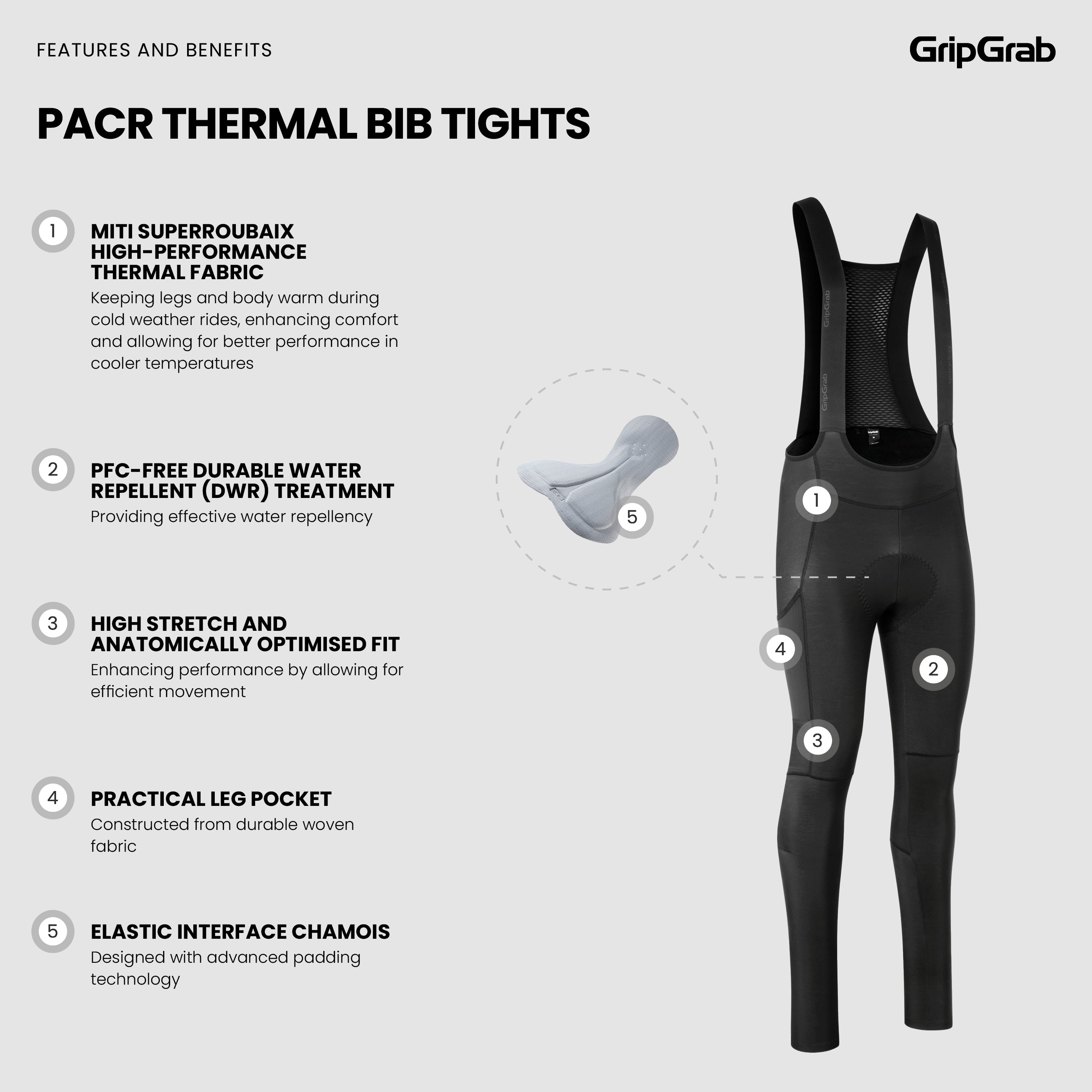 PACR Thermal Bib Tights