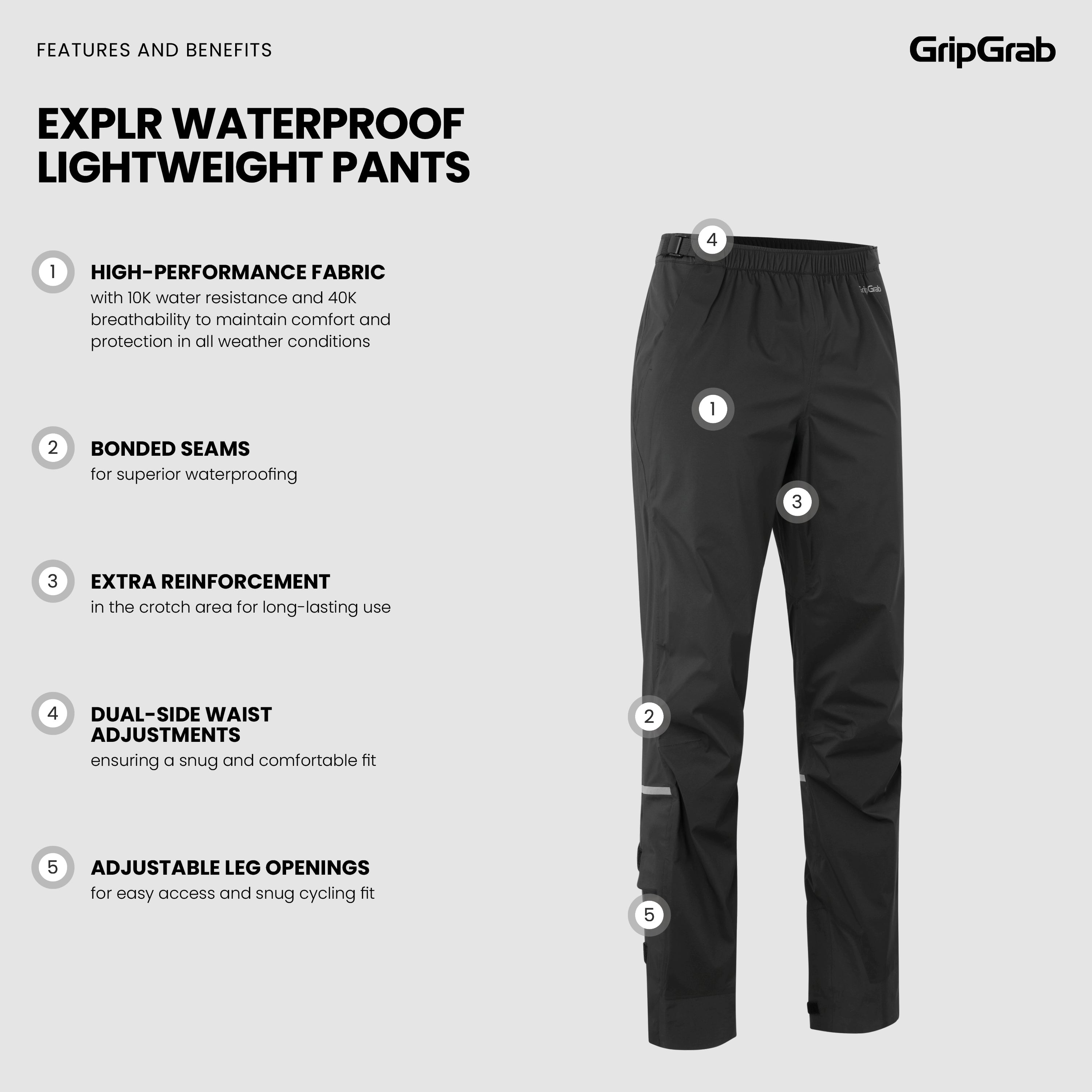 EXPLR Waterproof Lightweight Pants