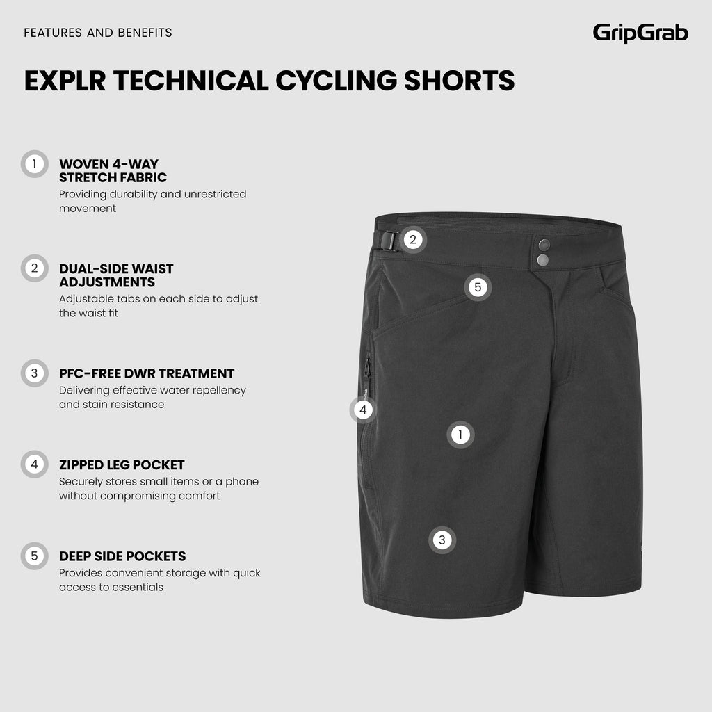EXPLR Technical Cycling Shorts