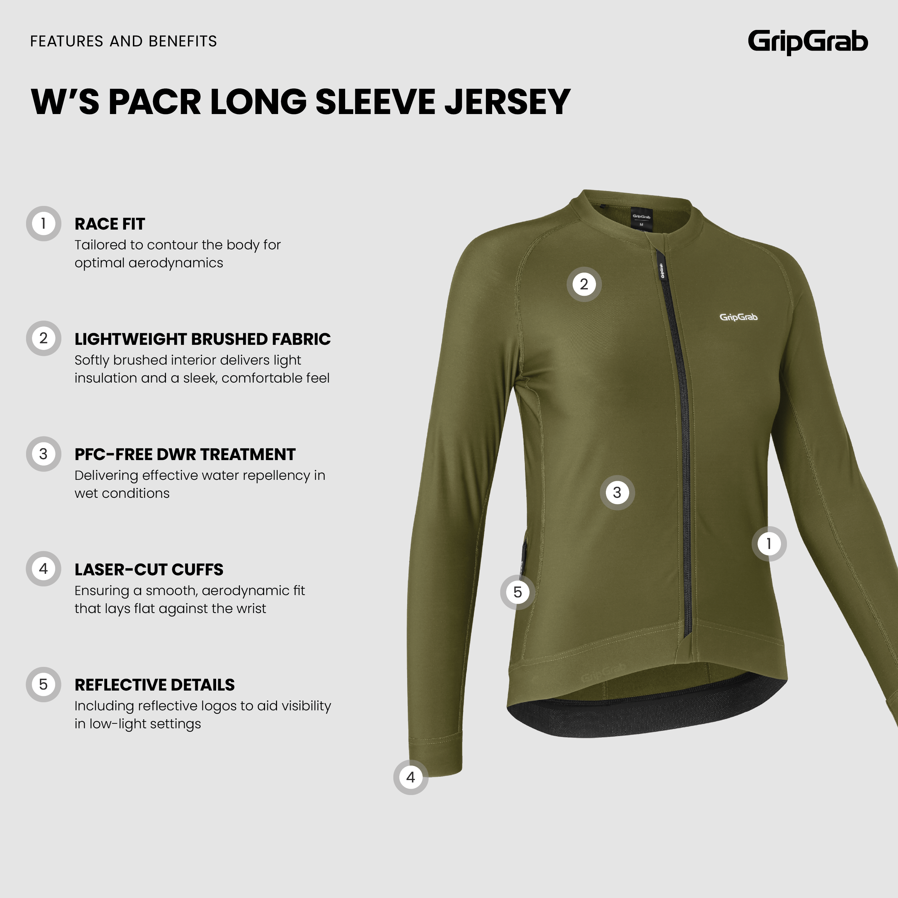 Women's PACR Long Sleeve Jersey